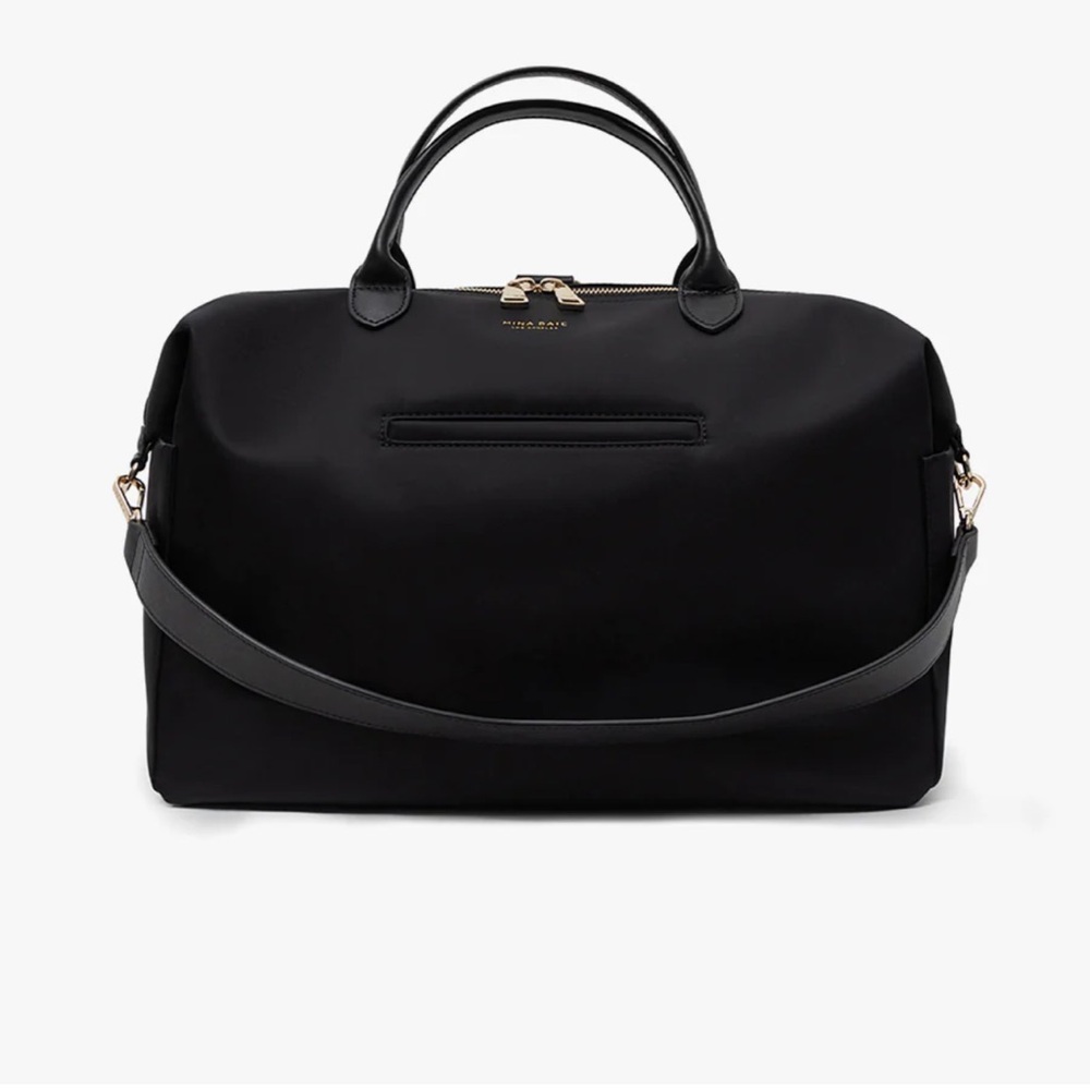 Mina Baie Black Nylon Mini